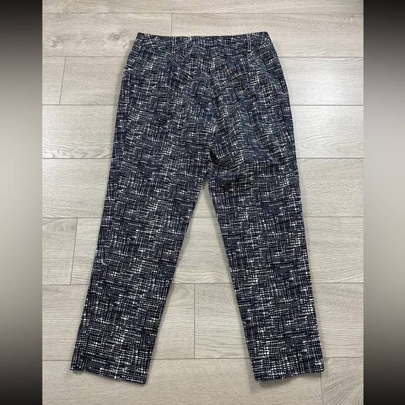 MaxMara Blue White Pattern Short Sleeve Blazer Pantsuit - Picture 6 of 16